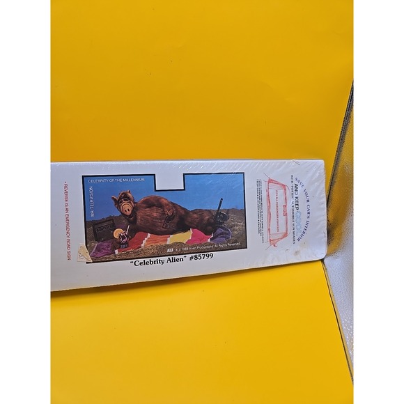 Shady Business Other - ALF Sun Shade Celebrity Alien Car Auto Accordion Screen RARE VINTAGE 1988 NEW!!!